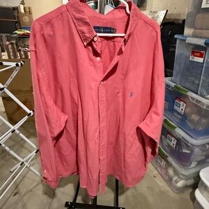 Ralph Lauren Men's coral Shirt